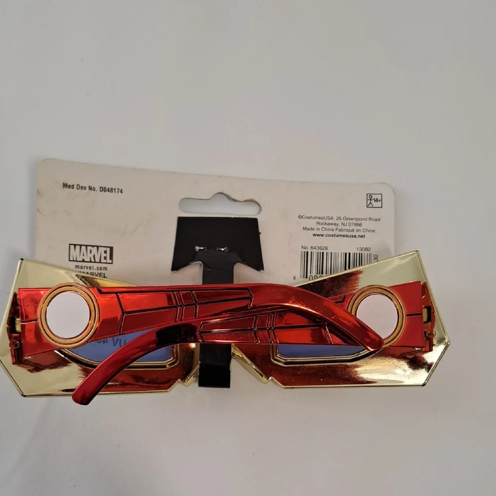Marvel Avengers Iron Man Glasses - Red and Gold
